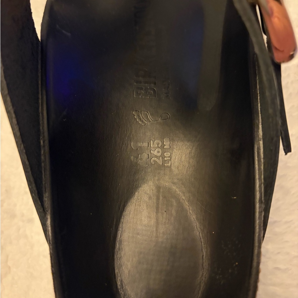 Birkenstock Gizeh Droplet Buckle Sandals/Black - Picture 7 of 8